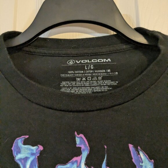 Volcom Black Graphic Long Sleeve Tee | - Picture 2 of 3